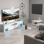 Coffee End Table Side Tv Sofa Stand Office | White
