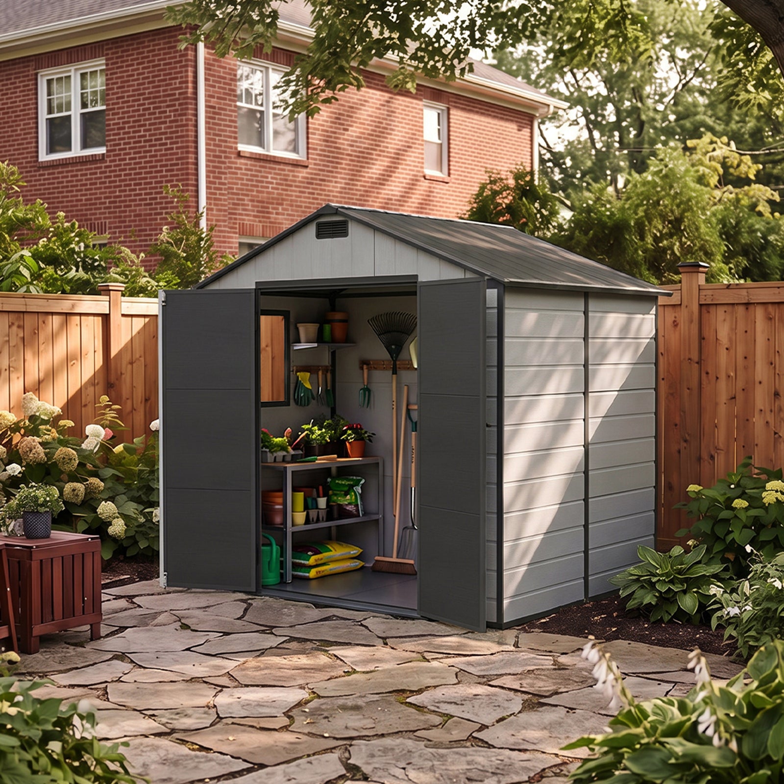Breeins 7x6 Ft Large Garden Storage Shed