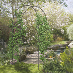 Outdoor Garden Arch, Metal Garden Arbor For Climbing Plants