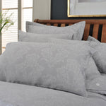 Versailles Jacquard Bedding – Delicate Detailing, Luxurious Comfort | Double | Silver Grey