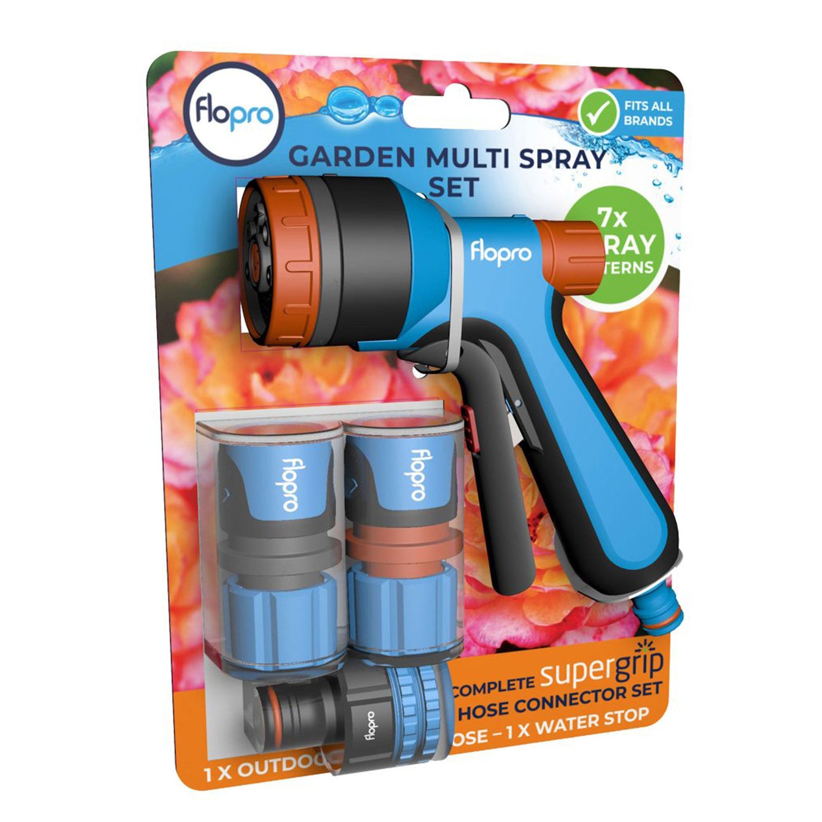 4-piece Multi Spray Gun Starter Set, 7-pattern