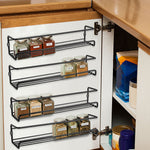 Wall Mount Metal Wire Spice Rack Set Of 4
