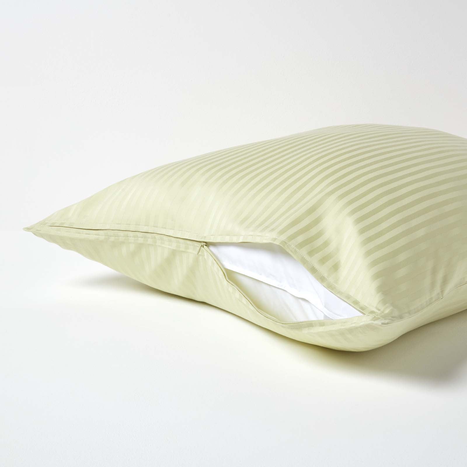 European Size Egyptian Cotton Pillowcase 330 Tc | 80cm x 80cm | Sage Green
