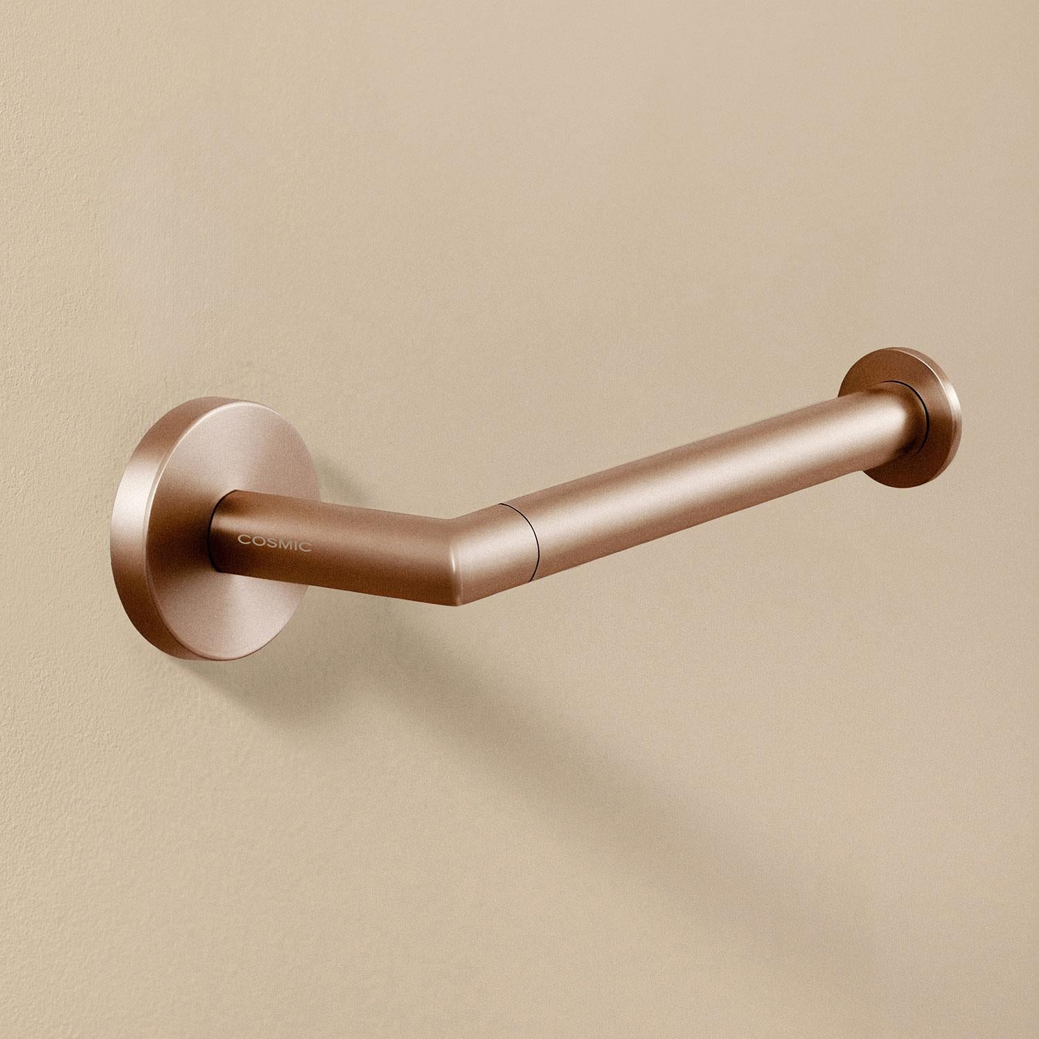 Toilet Roll Holder, Hidden Fixings, Start Collection | Copper