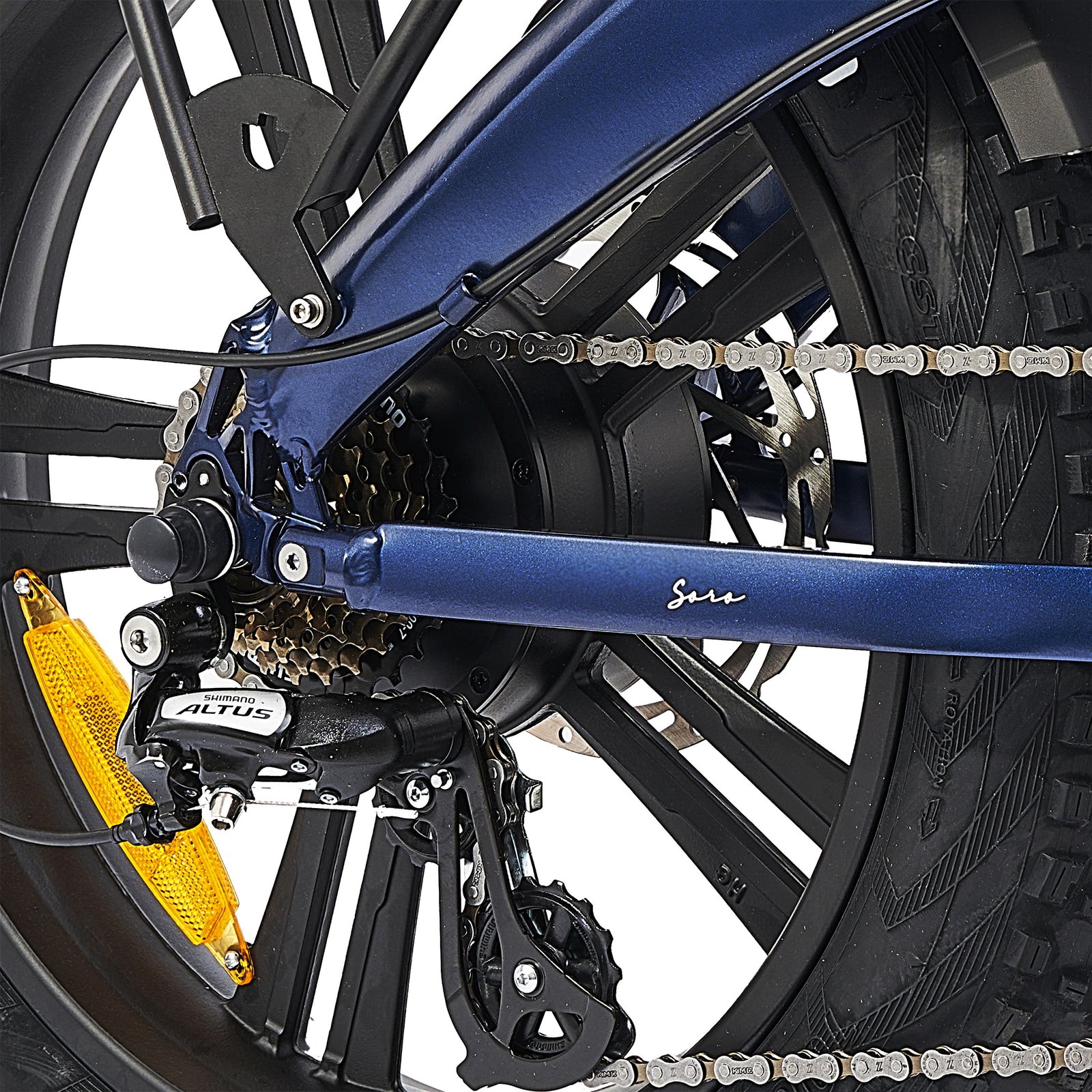 Sorø 2026 - Folding Fat Tyre E-bike 48V 14.5Ah | Blue