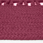Crochet Braided Round Rug | 150cm | Plum