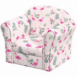 Kids Sofa Chair With Flamingo Design For Bedroom, Playroom | Pink