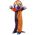 HOMCOM 167 Cm Life Size Animated Clown Halloween Decorations Outdoor Indoor