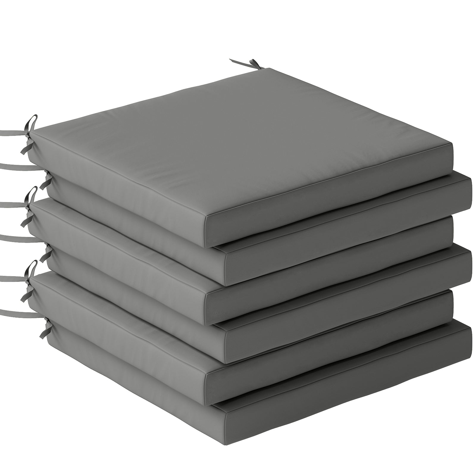 Seat Cushions With Machine Washable Cover | Dark Grey