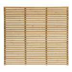180cm W X 150cm H Garden Privacy Wooden Fence Panel, Solid Pine Slatted Outdoor Fence With Water-based Finish