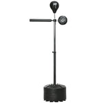 Adjustable Speed Bag With Stand | Black