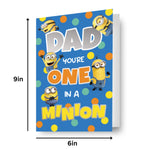 Despicable Me Dad Birthday Card Official Product