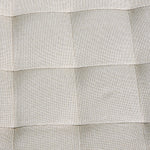 Linen Upholstered Footstool | Light Grey