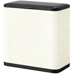 8l Hanging Kitchen Bin, Rubbish Bin W/ Stay-open Lid For Under Sink | Cream