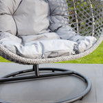 Oakley Swing Egg Pod Chair | One Size | Light Grey