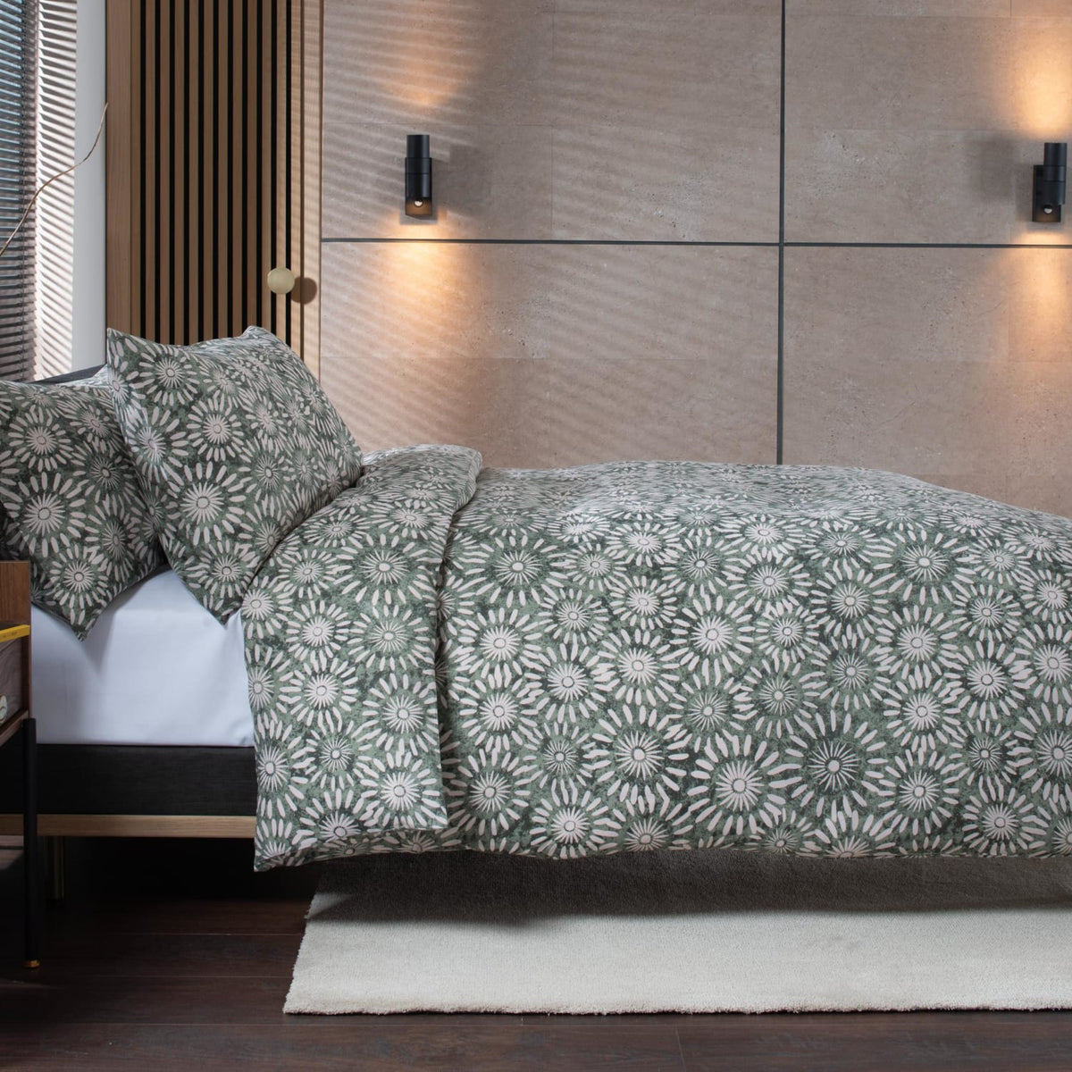 Studio Thompson Sage Cotton Duvet Cover Set | Double