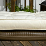 42 X 42cm Replacement Garden Seat Cushion Pad With Ties | Cream