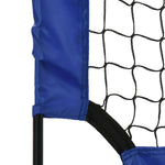 Folding Football Goal Net 6ft X 3ft All Weather Blue | Blue