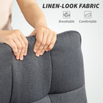 Fabric Office Chair, Computer Desk Chair | Charcoal Grey