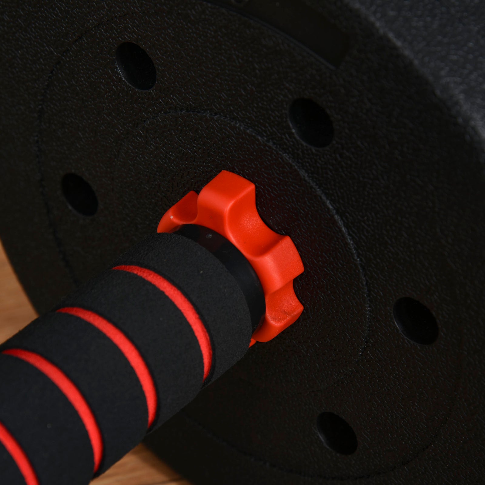 Adjustable 2 In 1 Barbell Dumbbells Set | 25kg | Black