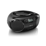 Azb500-12 Portable Stereo Cd Player Digital Soundmachine | Black