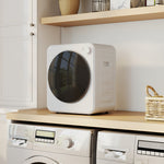 HOMCOM 4kg Front Load Laundry Dryer With 2 Power Modes, White