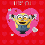 Minions 'i Like You' Valentine's Day Card Official Product