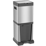 20+14l Double Kitchen Bin, Pedal Bin With Soft-close Lid