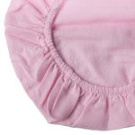 Brushed Cotton Fitted Cot Sheet Pair 100% Cotton, 70 X 140 Cm | Cot Bed | Pink