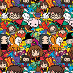 Harry Potter Gift Wrap, 4 Sheet 4 Tag, Bundle Official Product