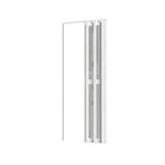 Breeins Magnetic Sliding Pvc Concertina Folding Door With Long Windows