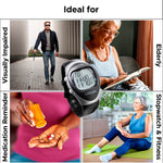 Talking Digital Watch - Large Display And 4 Alarms