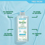 Water Boost Hydrating Micellar Water Cleanser For Dry Skin, 3pk X 200ml | Set of 3 | White
