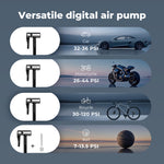 Car Tyre Inflator Electric Air Compressor Pump 12v 150psi With Led Light | Yellow