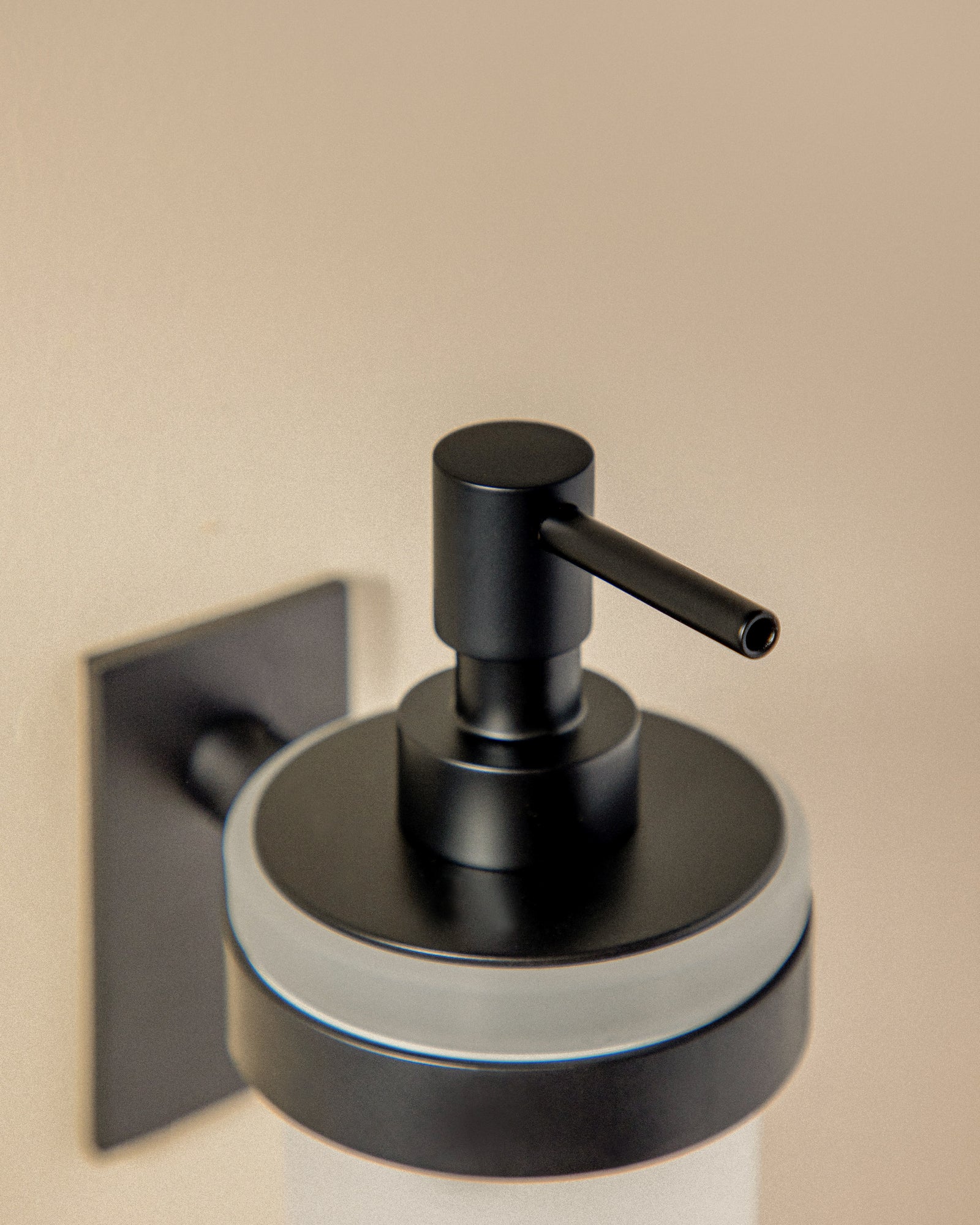 language Wall Soap Dispenser, 16.4 X 11.8 X 7.6 Cm, Collection Stick | Matte White