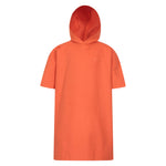 Childrens/kids Lagoon Microfibre Hooded Towel | Large | Orange