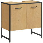 Bathroom Under Sink Cabinet For Basin Without Or With Pedestal | Natural