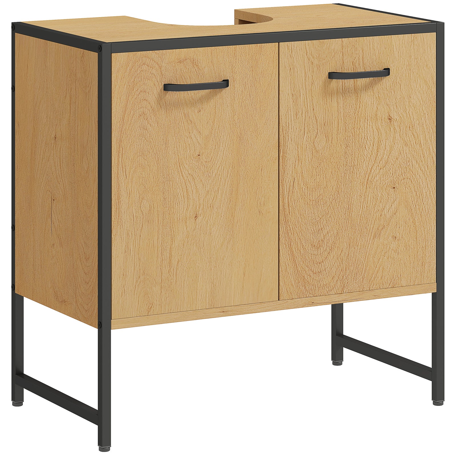 Bathroom Under Sink Cabinet For Basin Without Or With Pedestal | Natural