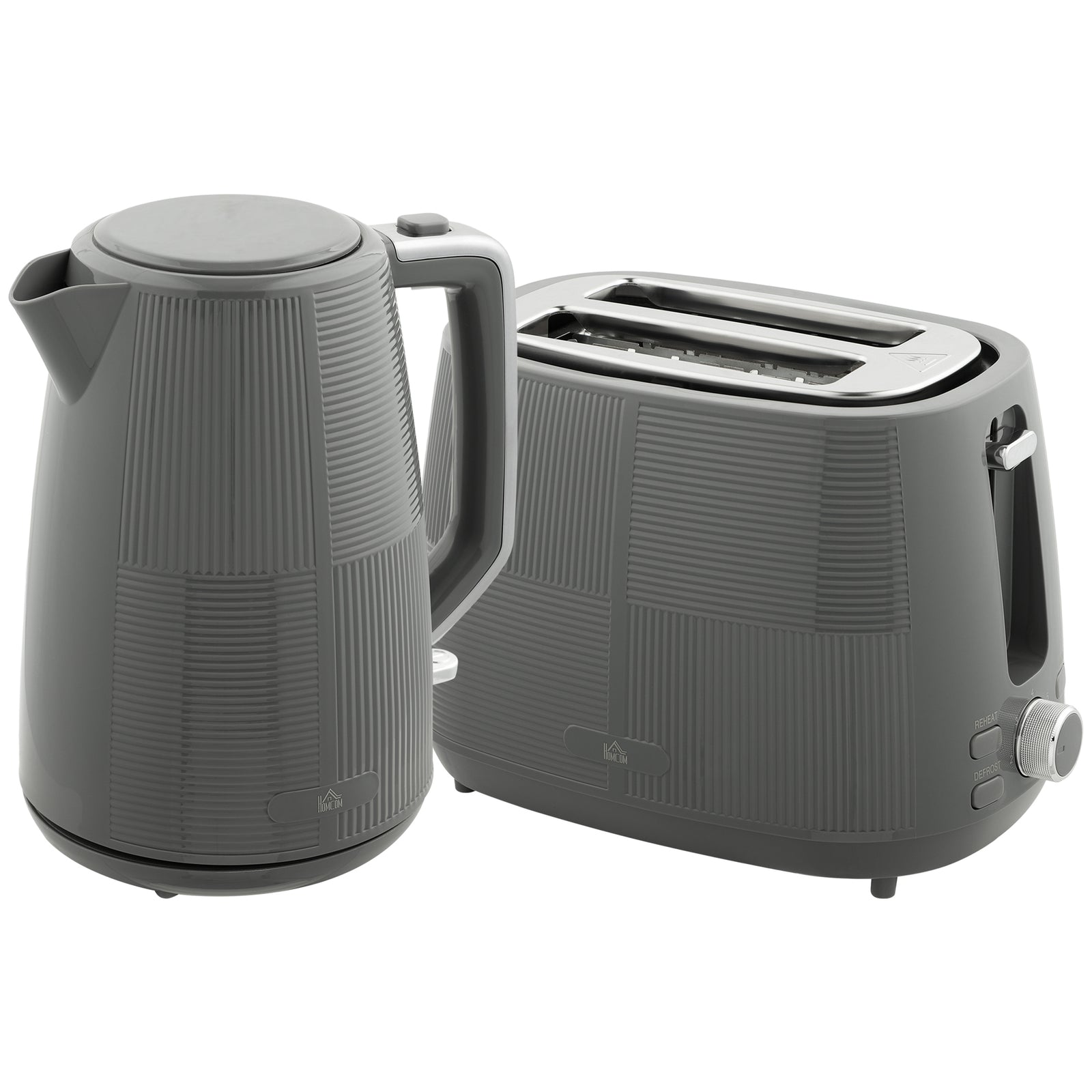 1.7l Fast Boil Electric Kettle And 2 Slice Water Toaster Set