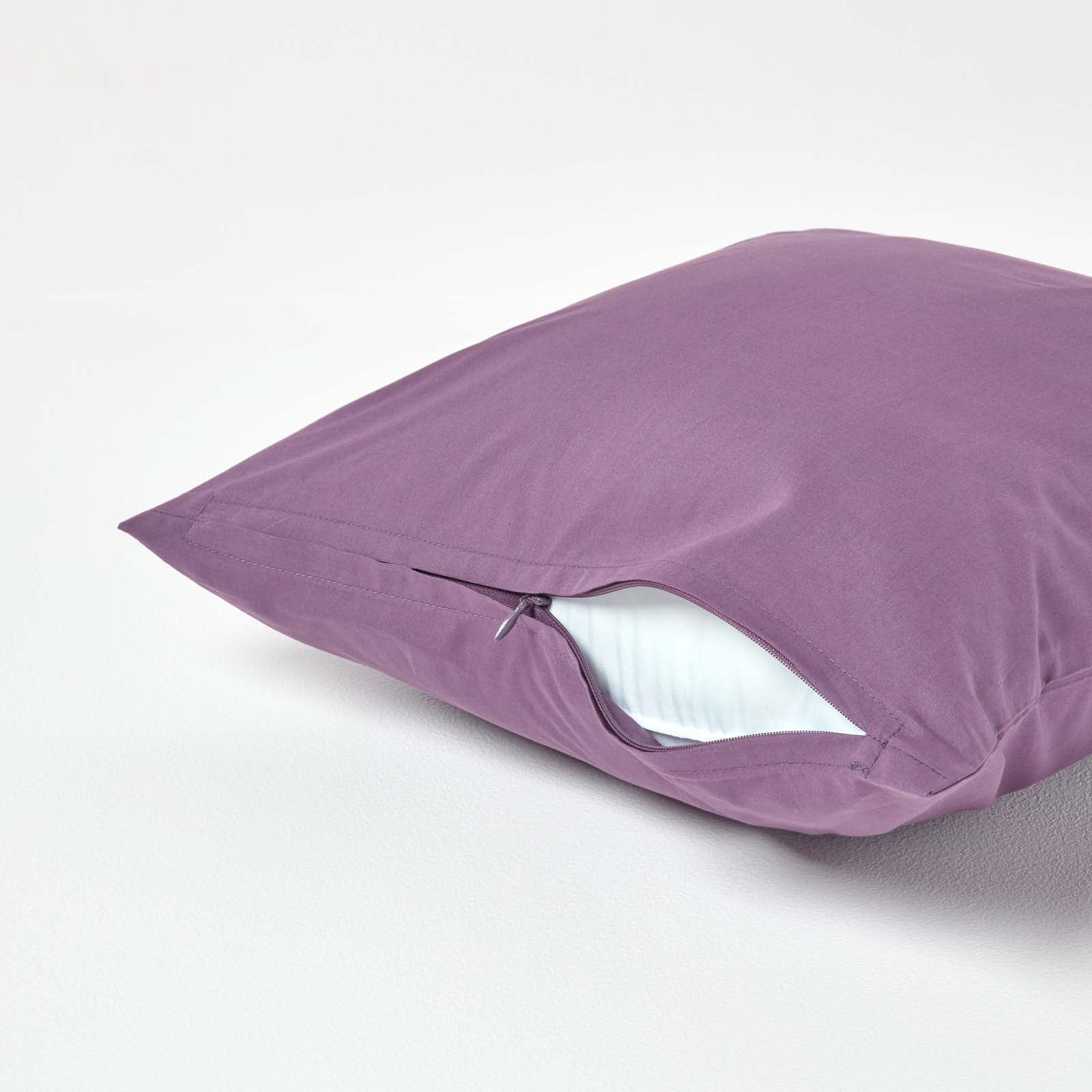 Continental Egyptian Cotton Pillowcase 200 Tc | 40cm x 40cm | Grape