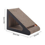 Triangle Cat Scratching Post With Bell Ball