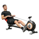 16-level Magnetic Rowing Machine W/ Lcd Monitor | Black