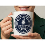 Dyzi Coffee Crew We Brew But Whoops Funny Quote Ceramic Mug