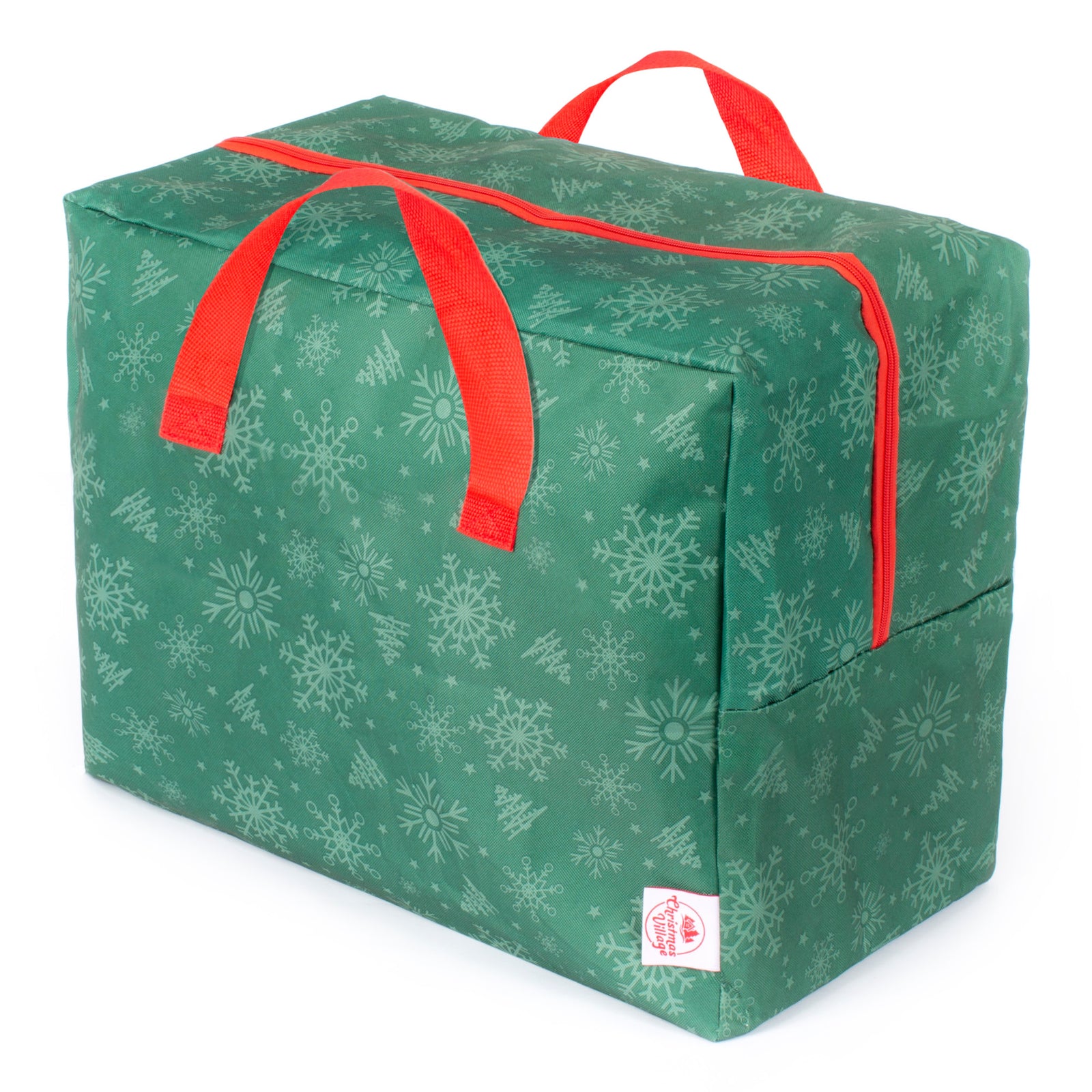 Durable Christmas Storage Bag For Ornaments, Lights, Ribbons & Wreaths