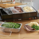 Cooks Professional 3 Section Buffet Warmer 4.5l