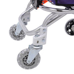 8 Wheels Foldable Shopping Trolley 2-in-1 Mobility Bag Push Cart Stair Handtrack
