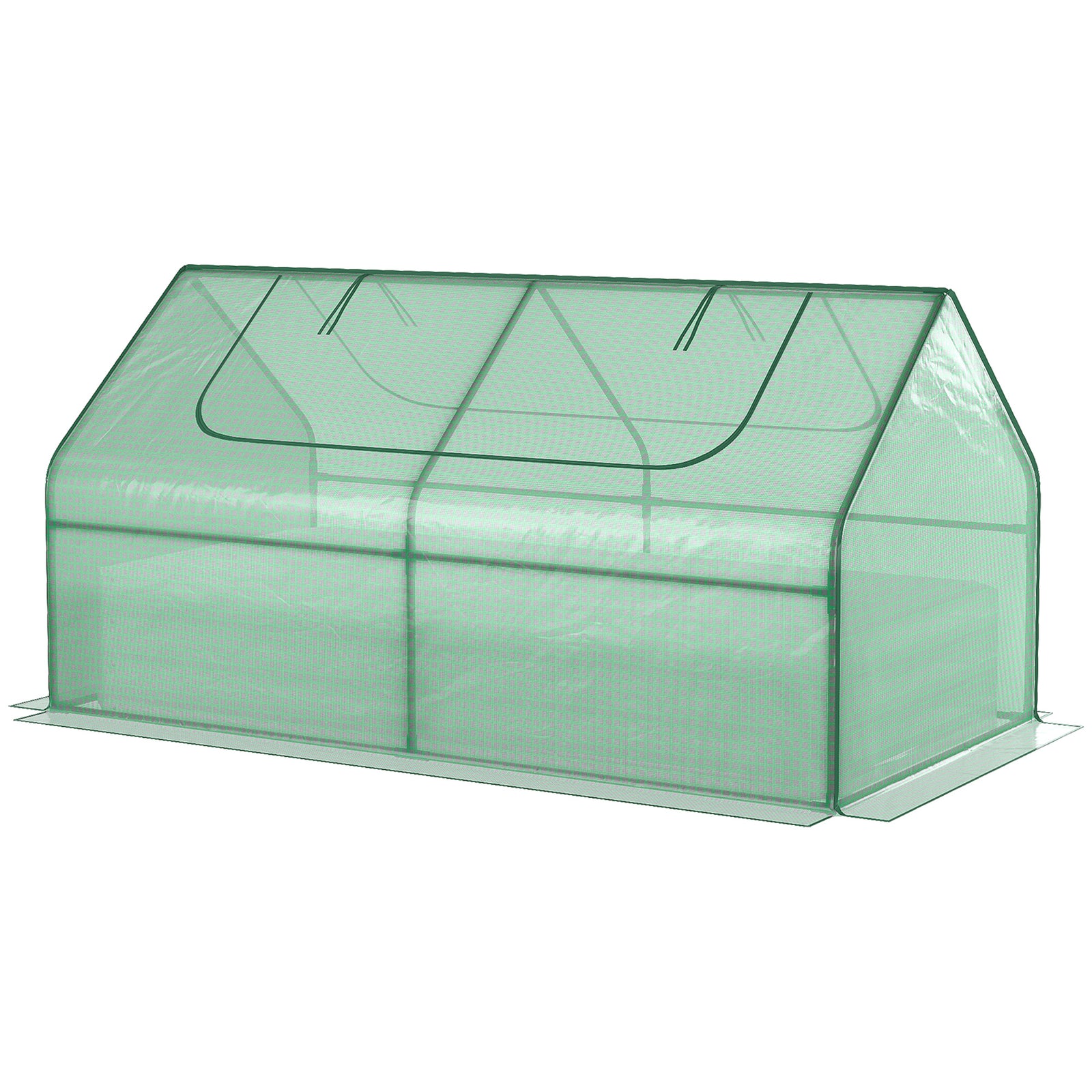 Raised Garden Bed With Greenhouse | Green