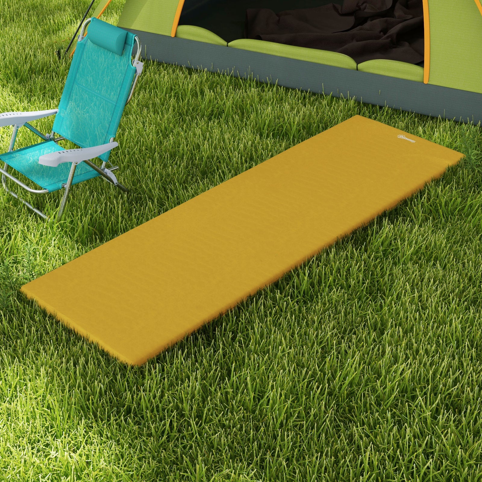 Self-inflating Camping Sleeping Pad | Khaki