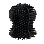 Recycled Toilet Brush Head - Replaceable with a robust 360° hourglass shape - Made in the UK | Graphite Black