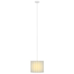 Linen Pendant Light, E27 Lampshade For Living Room, Bedroom | One Size | White